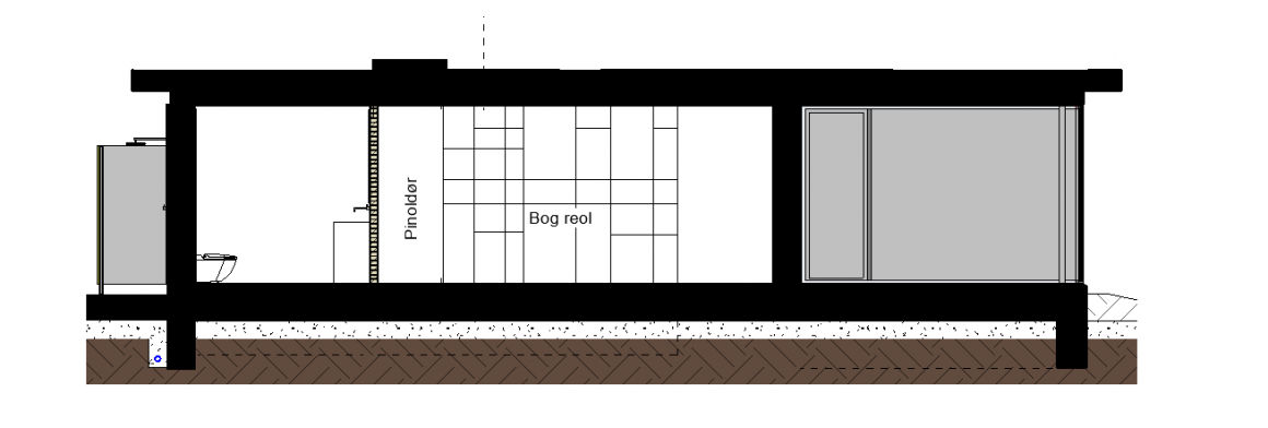 Villa med internationale modernistisk stilart.